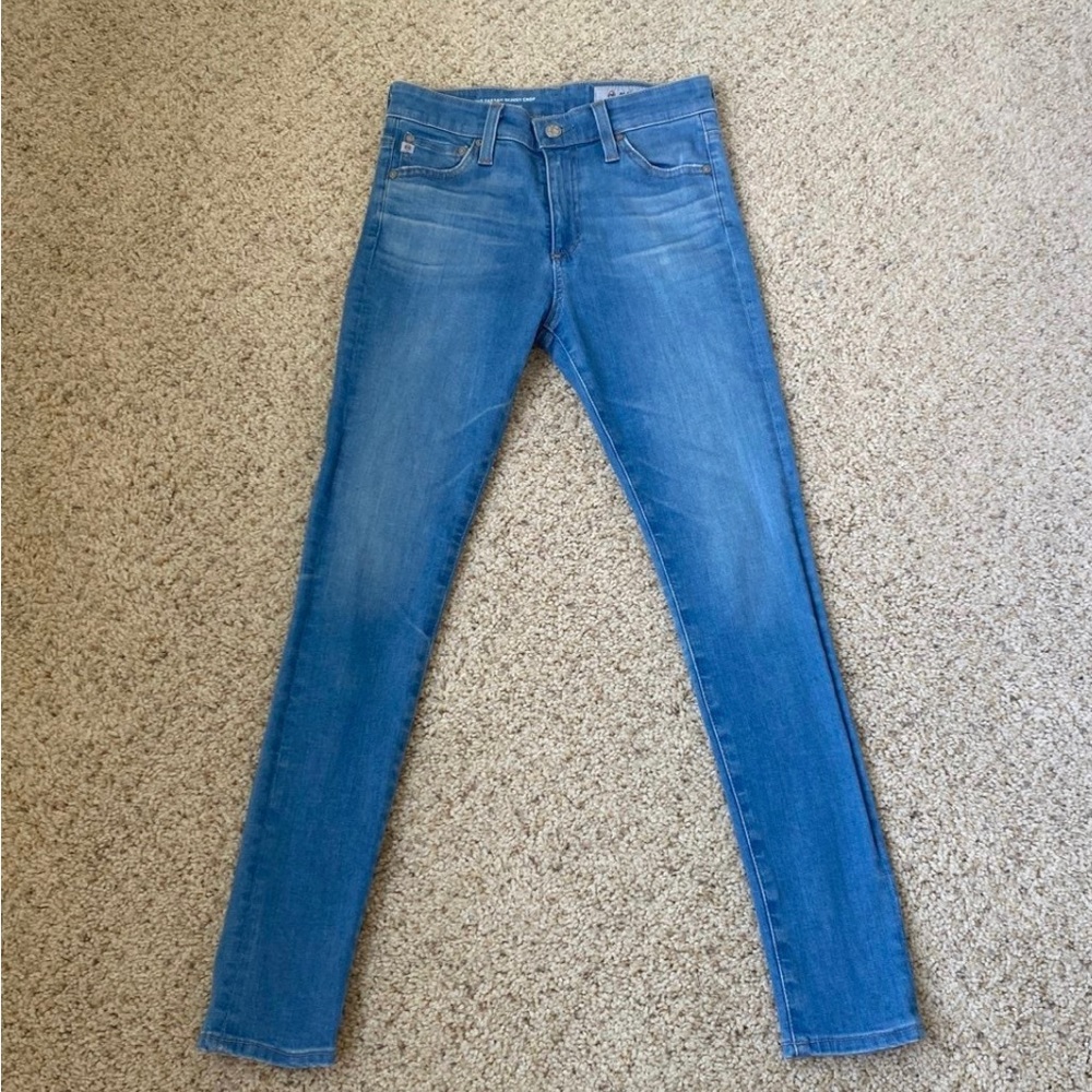 AG the farrah skinny crop jeans